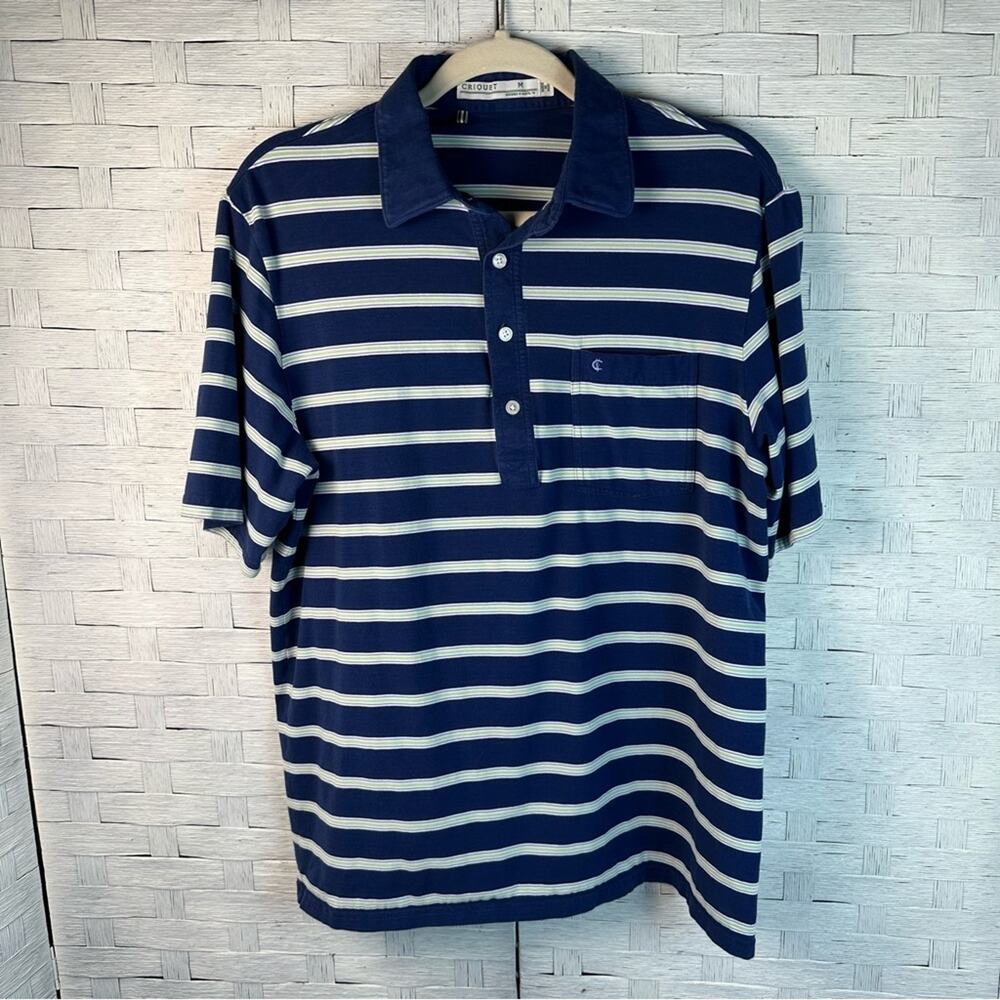Criquet polo top men's straight, short sleeve, active athleisure, golf gorcore